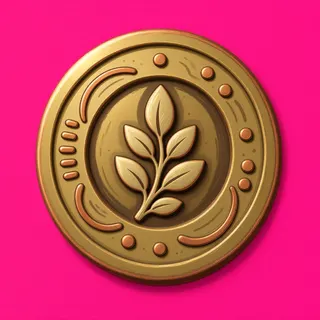 coin, plain design