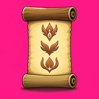 quest scroll, plain design