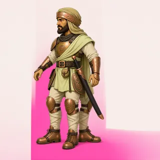 original adult guard, facing east