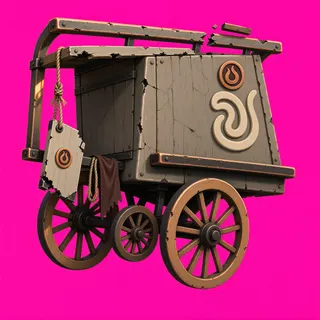 damaged abandoned cart