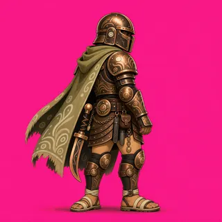original adult armored enemy, facing east