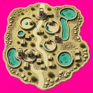 dust patch, dense arrangement