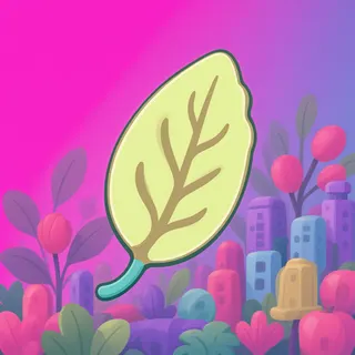 leaf, plain design