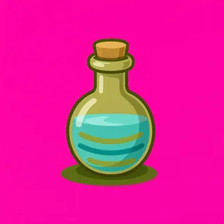 healing potion, plain design