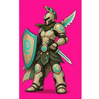 original adult armored enemy, facing west