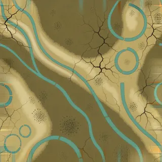 weathered earthen floor