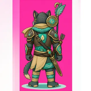 original adult beast enemy, facing north