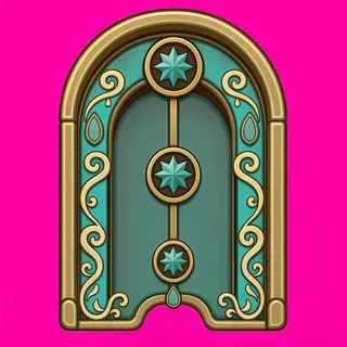 door, ornate design