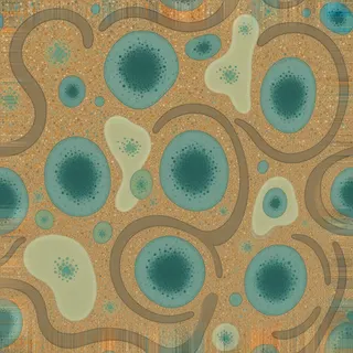 lichen-speckled sandstone grit
