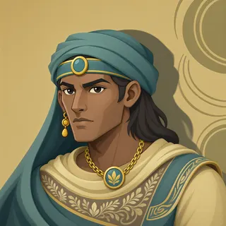 original adult merchant, determined expression