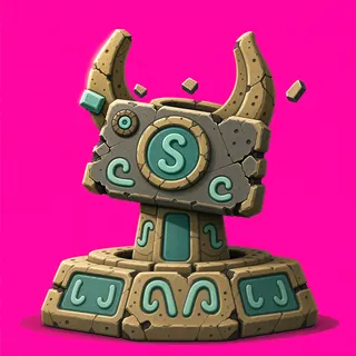 damaged relic pedestal