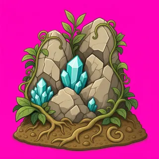 overgrown resource deposit
