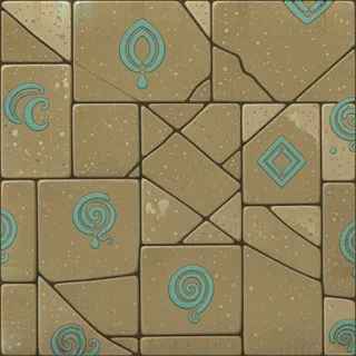 clean dusty tiled floor