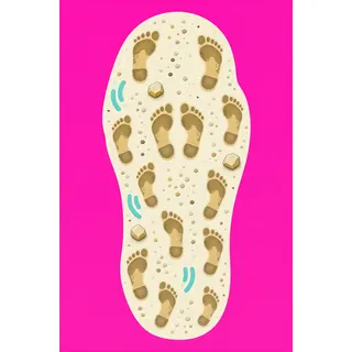 footprints, sparse arrangement