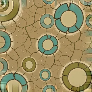 damaged desert sand