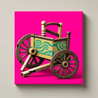 damaged abandoned cart