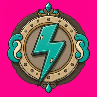 lightning bolt, ornate design