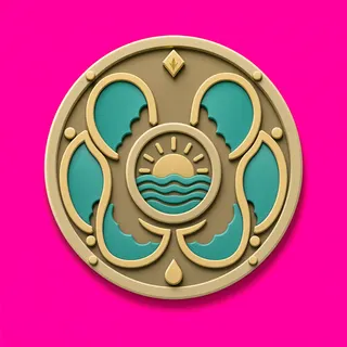 coin, ornate design