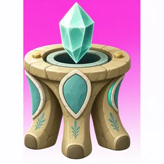 frosted relic pedestal