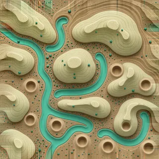 dust-covered bank sediment