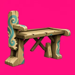 damaged bench