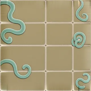 frosted flat paving