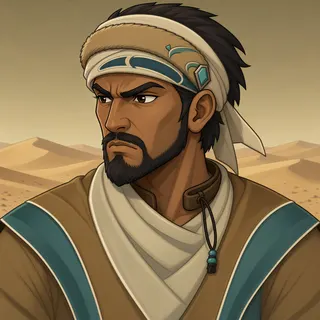 original adult messenger, determined expression