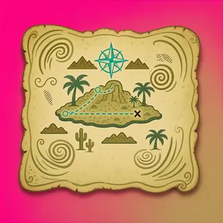 treasure map, rare accent design