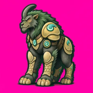 original adult beast enemy, facing west