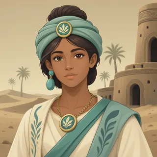 original adult healer, calm expression