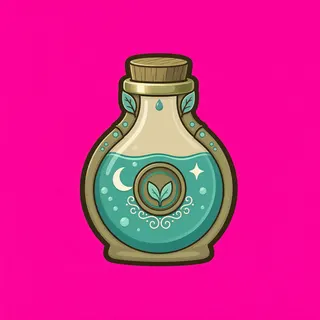 healing potion, rare accent design