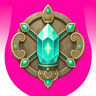 energy crystal, ornate design
