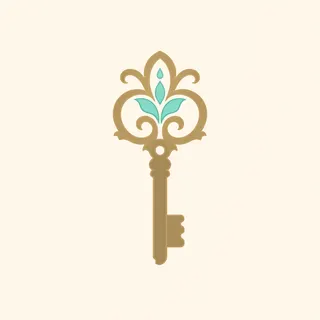 key, ornate design