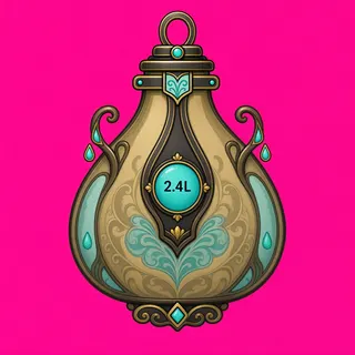 water flask, ornate design