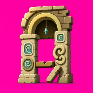 damaged archway