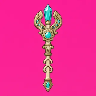 staff, ornate design