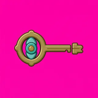 key, rare accent design