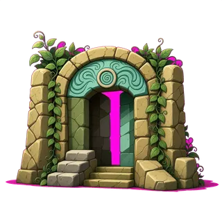 overgrown gate