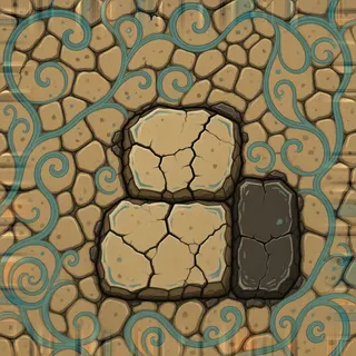 damaged worn cobbles