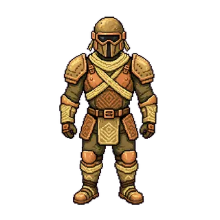 original adult armored enemy, facing south