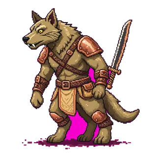 original adult beast enemy, facing west