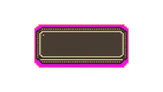 empty dialogue frame, keyboard-focused state