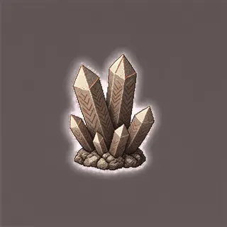 weathered crystal cluster