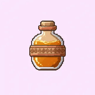 healing potion, ornate design