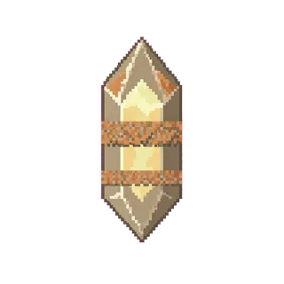 energy crystal, plain design