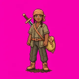 original adult player adventurer, facing south