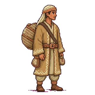 original adult merchant, facing east