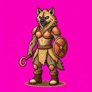 original adult beast enemy, facing south