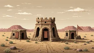 ancient landmark at daylight