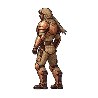 original adult armored enemy, facing west